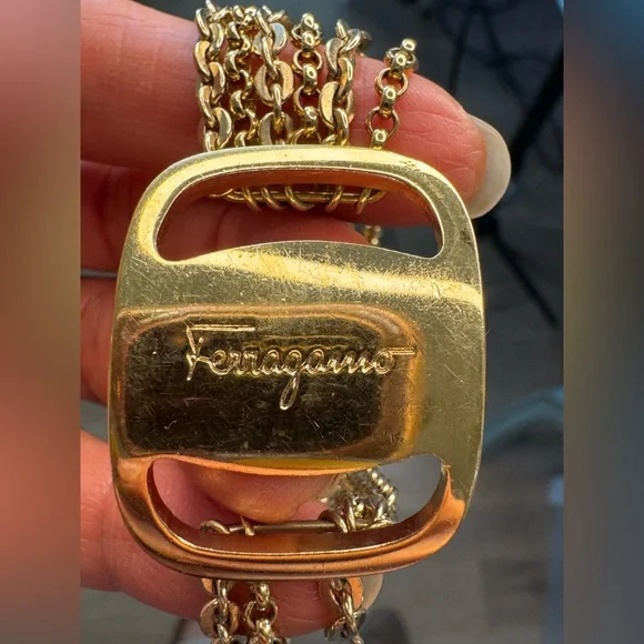 Ferragamo Gancini bracelet Full Inclusion with COA, box, Ferragamo dust cloth - Picture 5 of 15